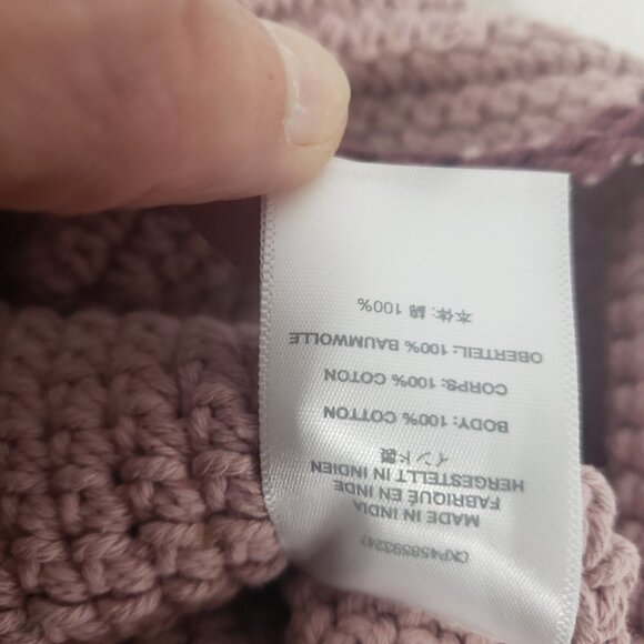 NWT Madewell Wisteria Dove Crochet Boho Festival Shopper Shoulder Bag - Picture 13 of 14